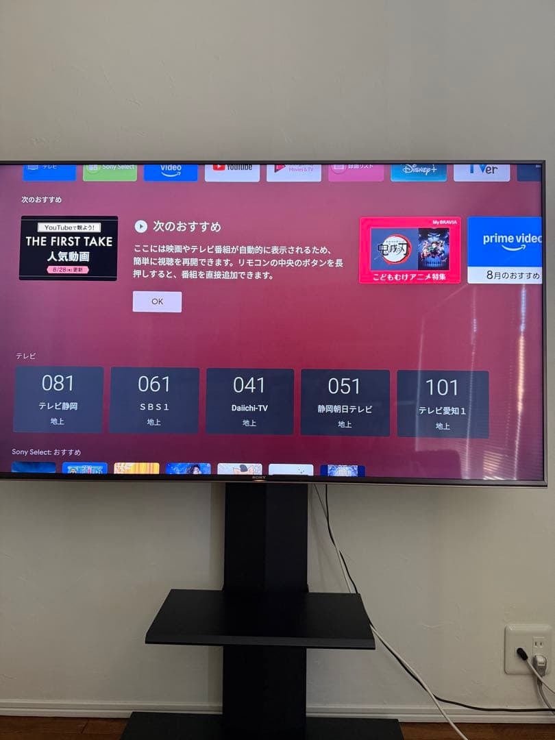 SONY ブラビア　KJ-55X9500G