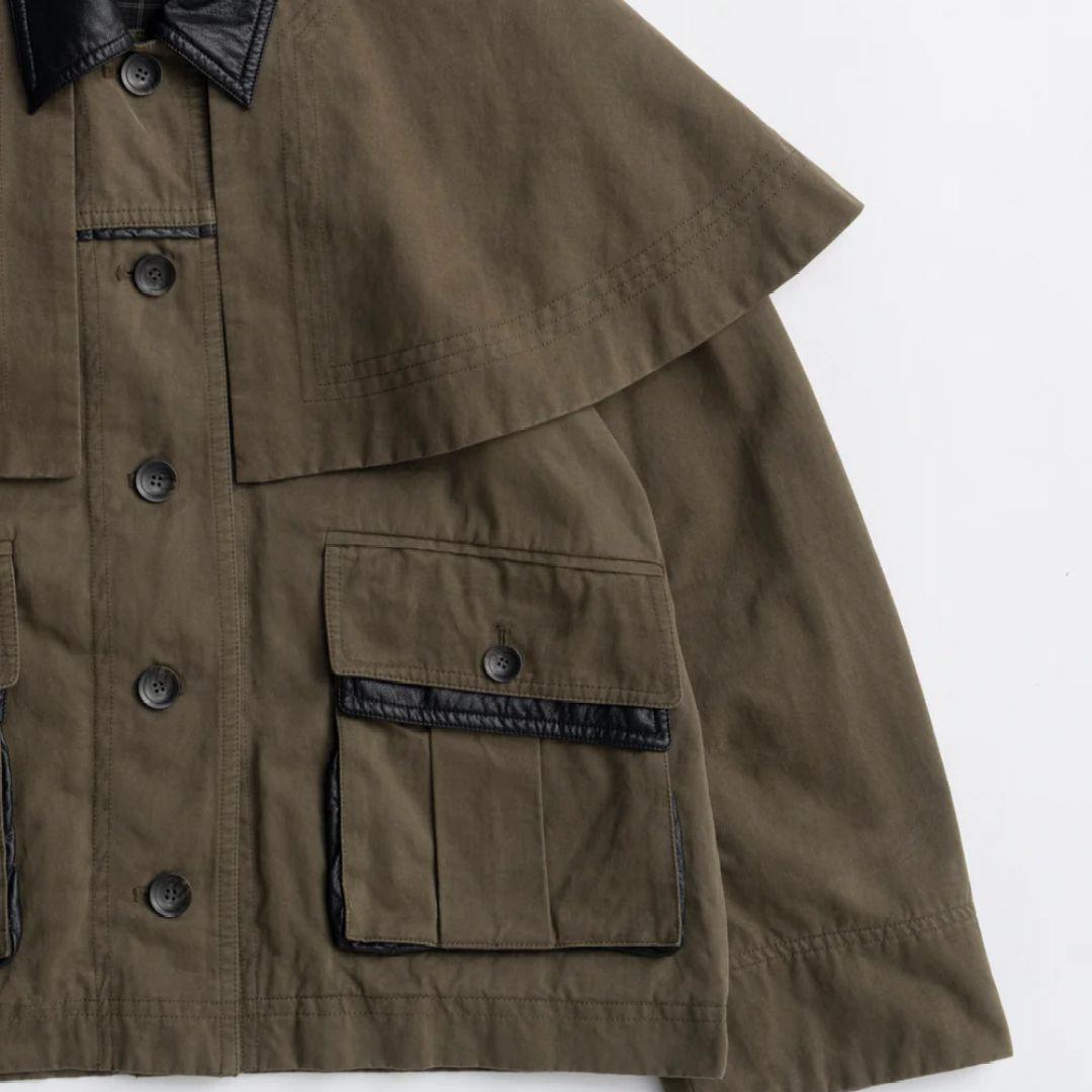 【25aw 新品】メゾンスペシャル　Military Cape Jacket