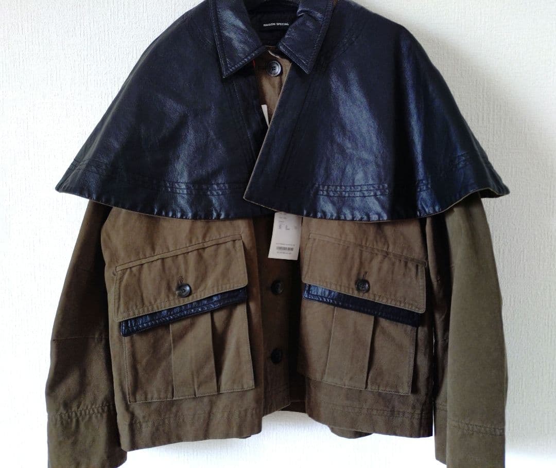 【25aw 新品】メゾンスペシャル　Military Cape Jacket
