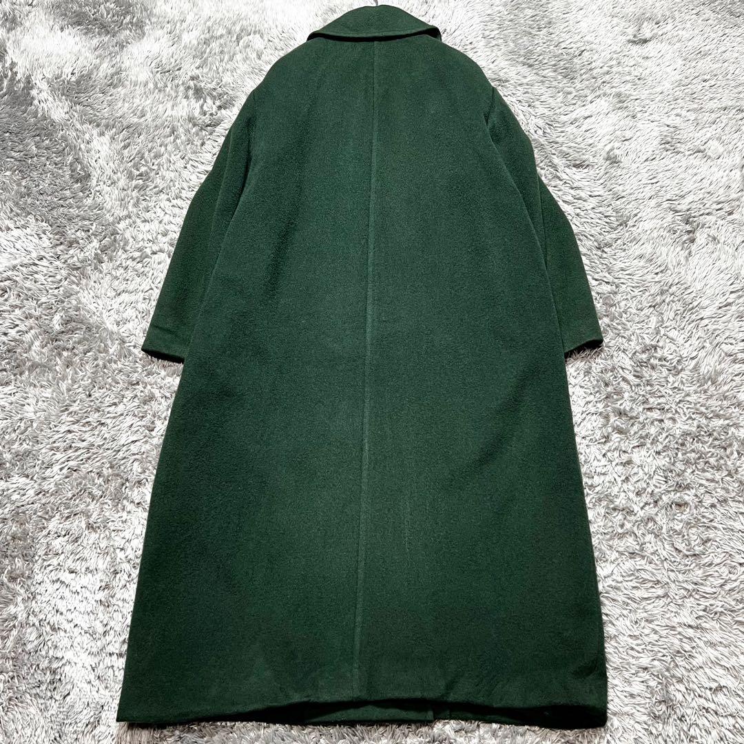 DAKS カシミヤ 金ボタン ダブルブレスト チェスターコート L相当 美品