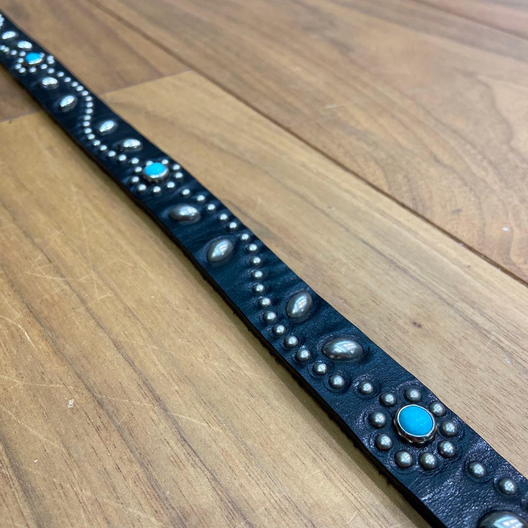 未使用 HTC ナローベルト フラワーターコイズ スタンダードカリフォルニア