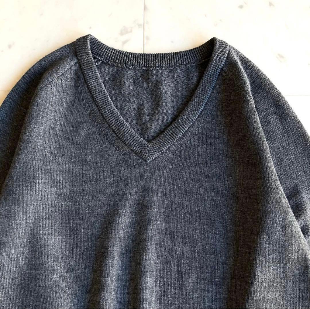 ミューズ ドゥーズィエムクラス WISH Vネック プルオーバー グレー　美品