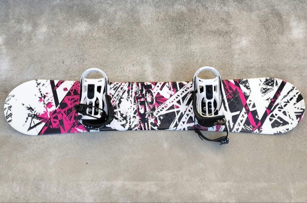 スノーボード 155cm ビンディング付き バッグ付き 3点セット