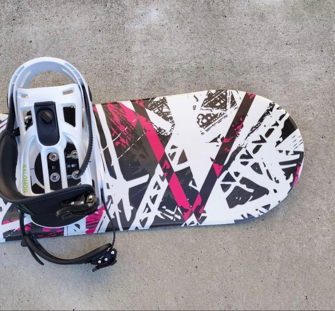 スノーボード 155cm ビンディング付き バッグ付き 3点セット