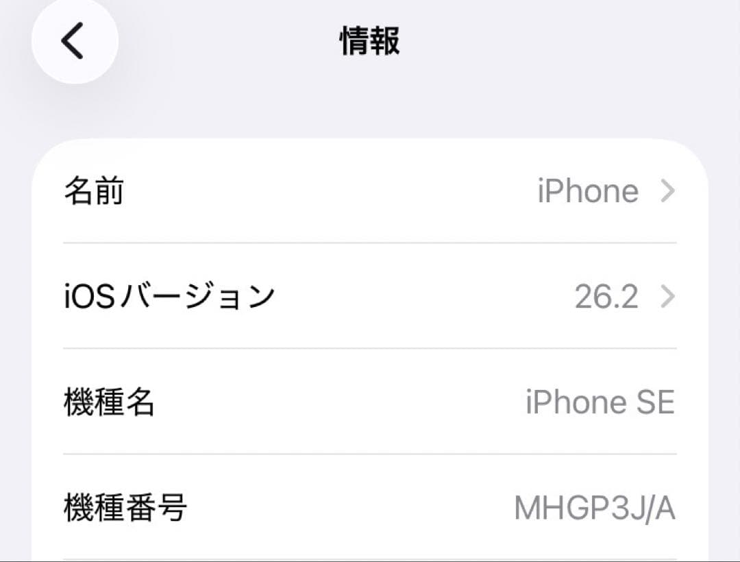 iPhone SE 第2世代 （SE2）64GB ブラック SIMフリー