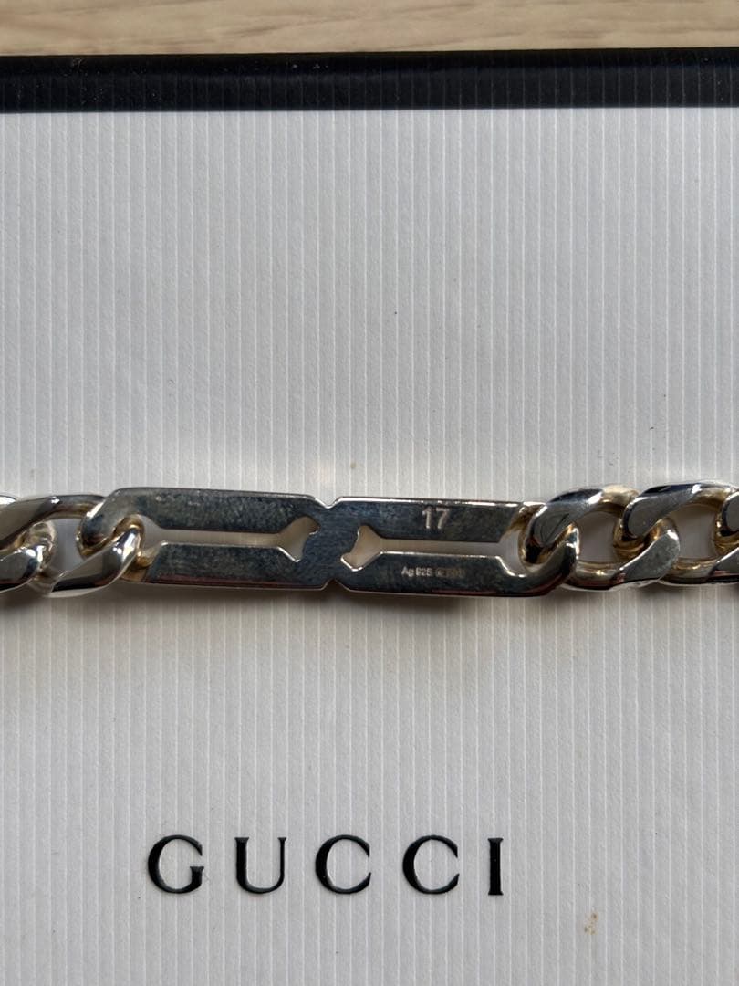 GUCCI グッチ　インフィニティ　ノットチェーン　リンクブレスレット