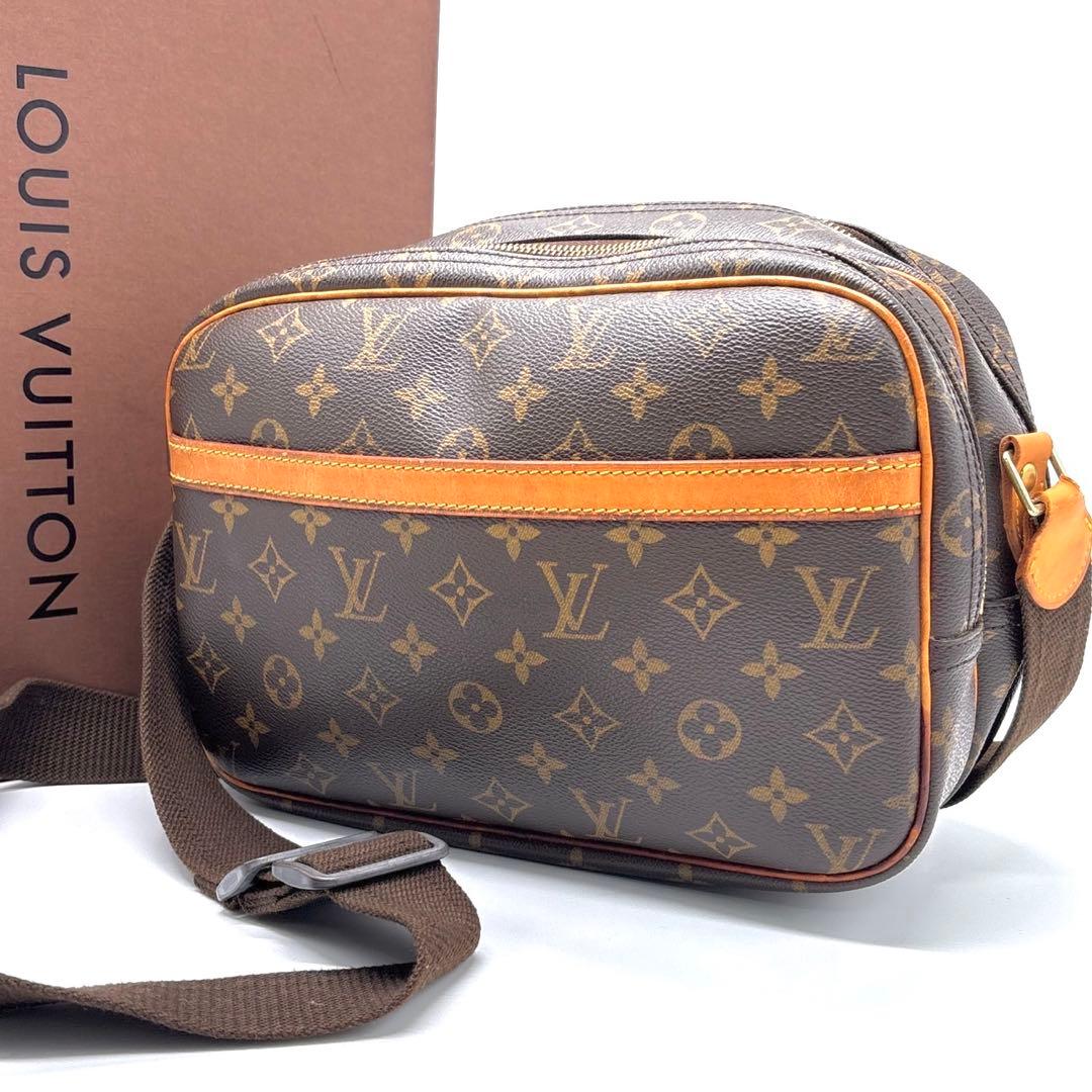 ルイヴィトン　リポーター　モノグラム　ショルダーバッグ　25060902