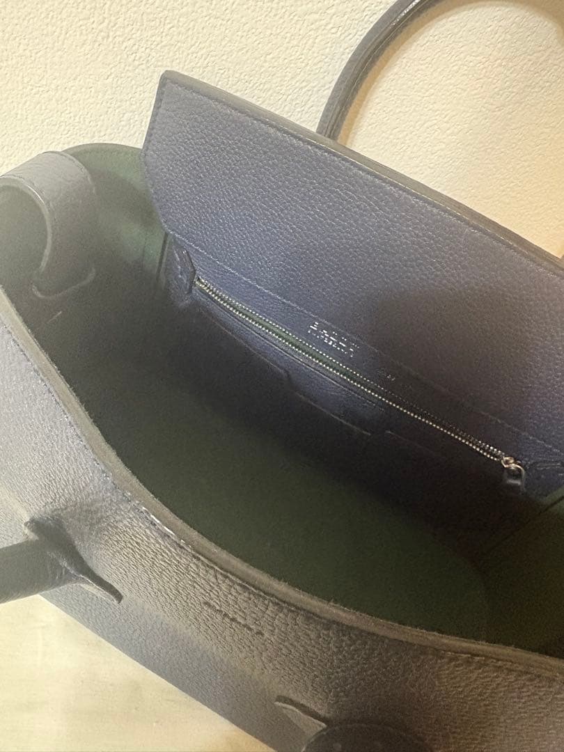 BALLY ネイビー ハンドバッグ