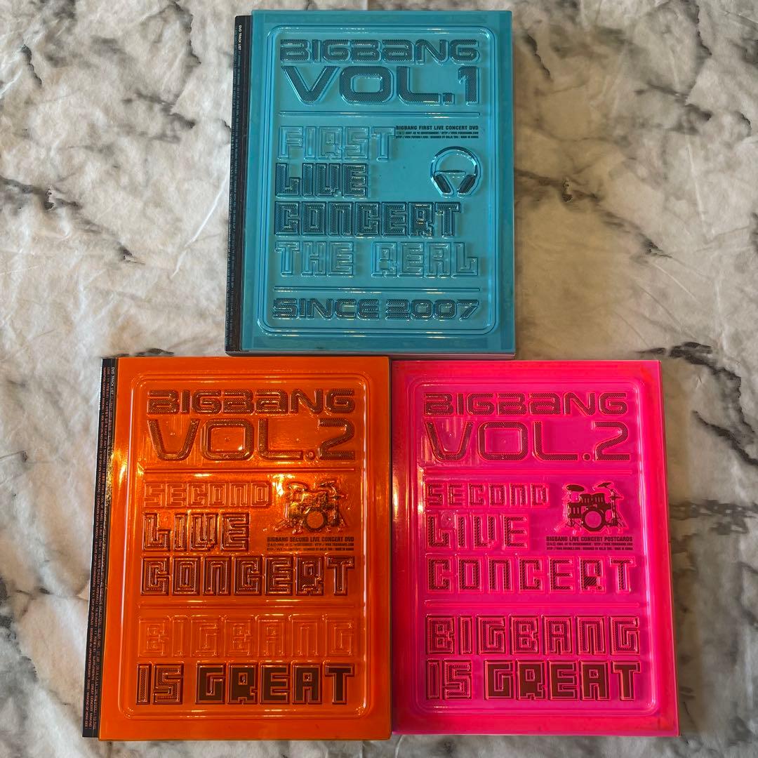 BIGBANG VOL.1 & VOL.2 postcard DVD セット