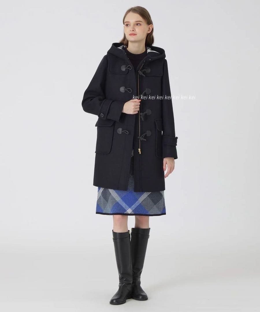 【新品】ブルーレーベル　ツイルメルトンダッフルコート サイズ38