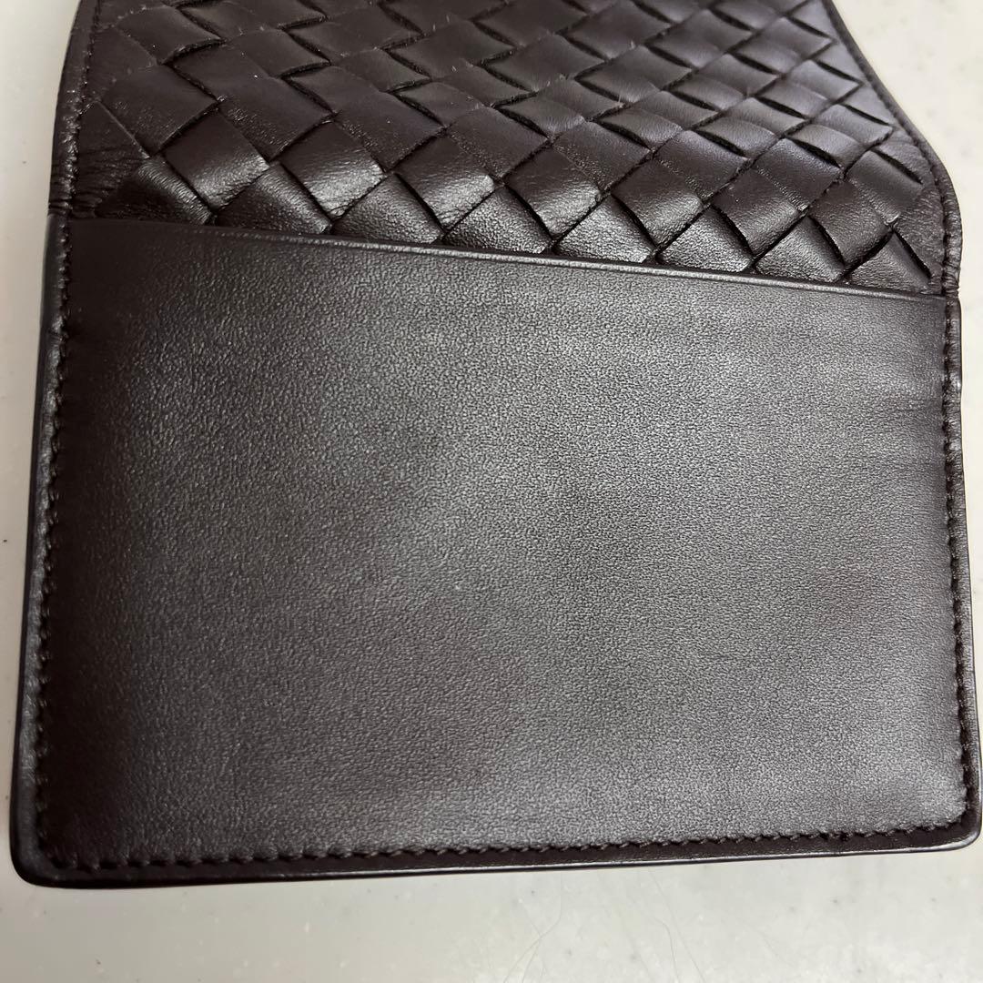 Bottega Veneta ダークブラウン 名刺入れ