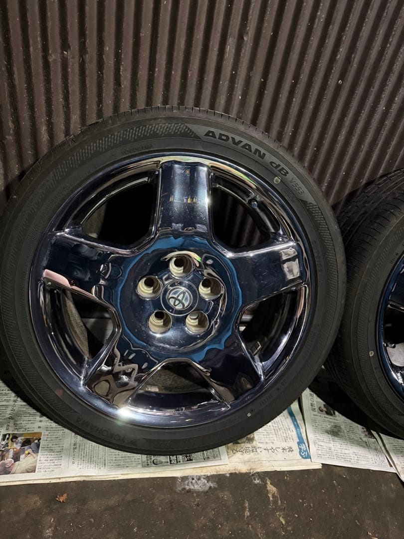 s*w様 30セルシオ 後期　純正オプション　メッキホイール