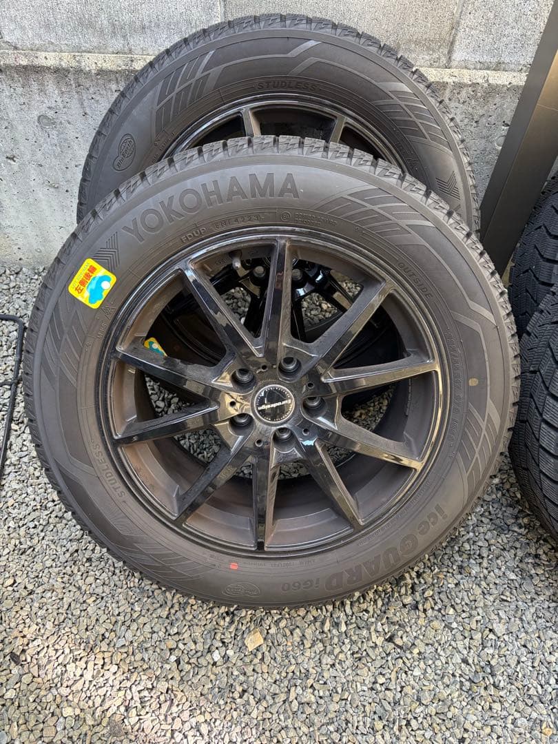 スタッドレスタイヤ、ホイールセット、ヨコハマIG60