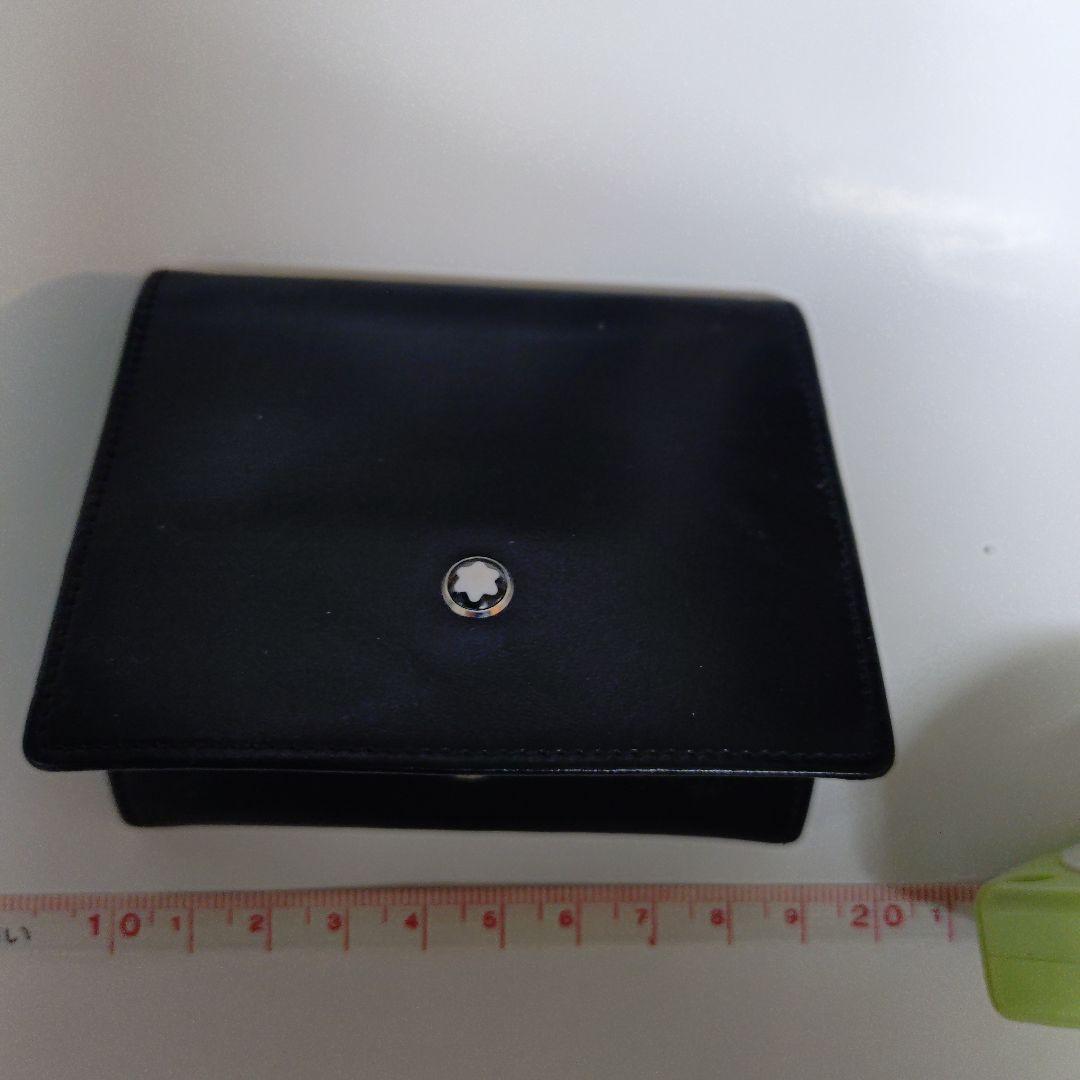 Montblanc モンブラン　 黒レザー 　ケース　小銭入れ