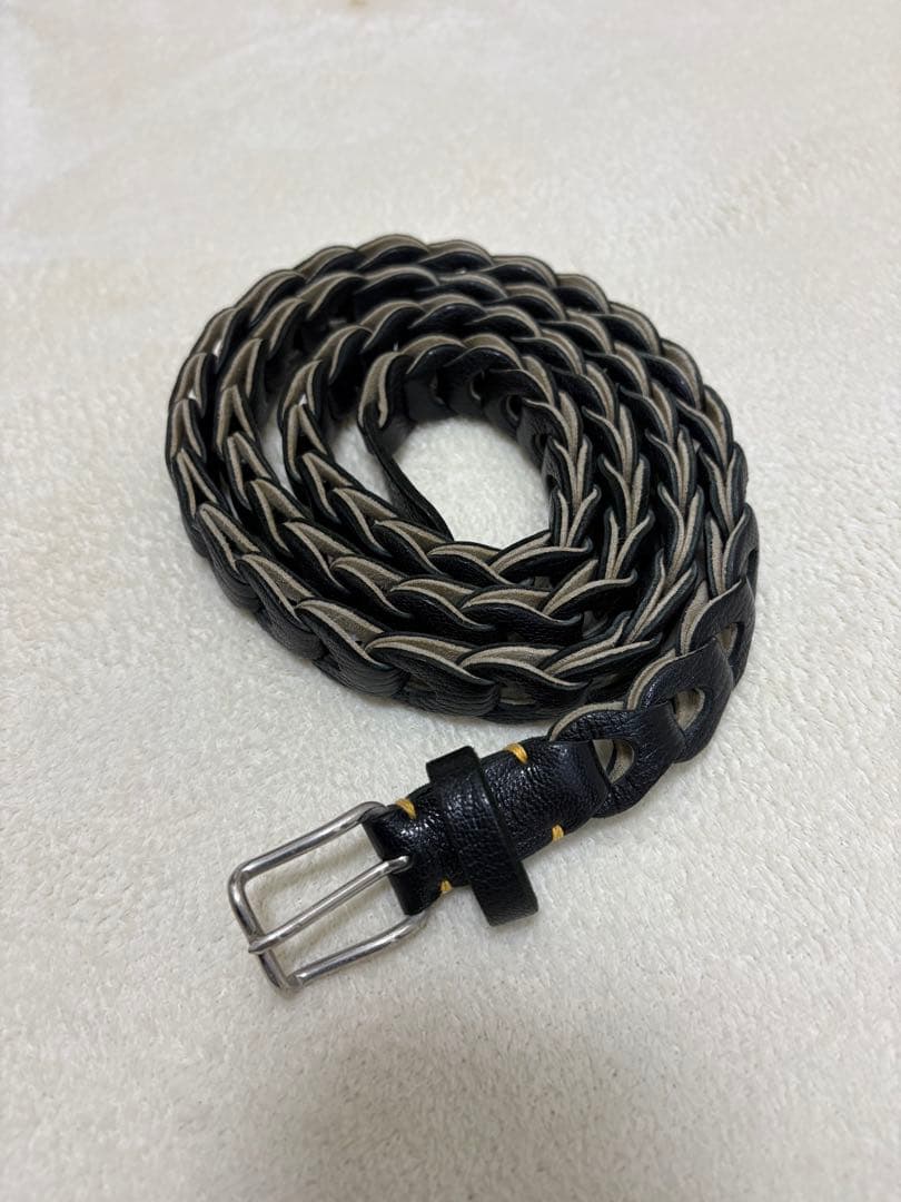 イルミーチョ il micio メッシュ レザー ベルト