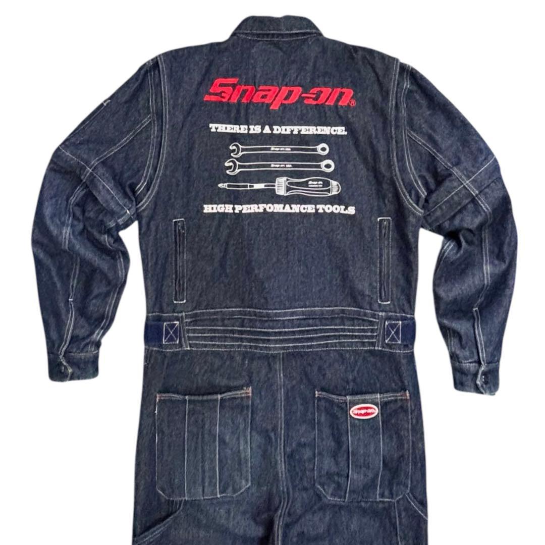 Snap-on 2WAYデニムジャンプスーツ/ツナギ/オールインワン
