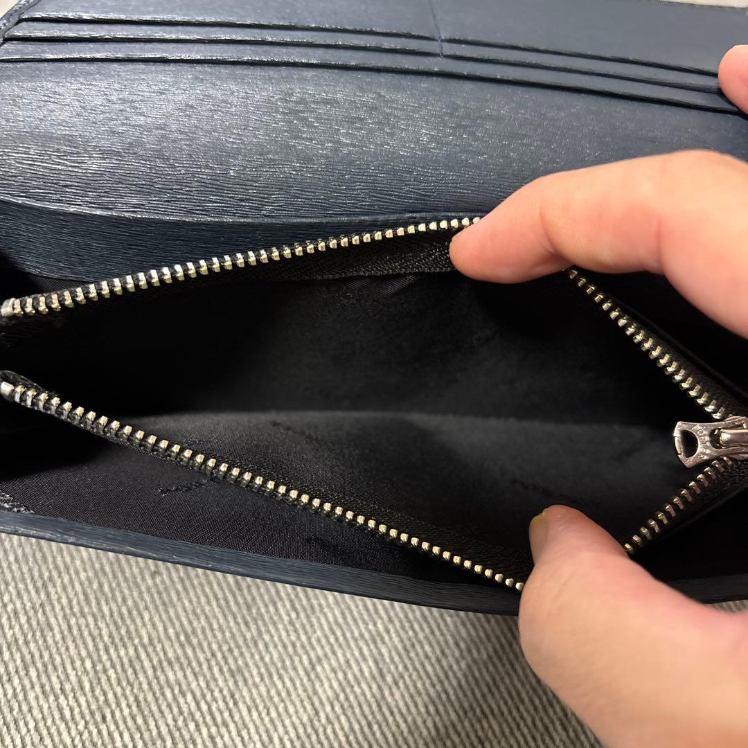 ほぼ未使用　PORTER ポーター　長財布　ネイビー　カレント