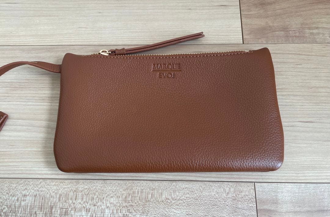 マザーズバッグ　仲村美香　EVOL×MARQUE コラボショルダーバッグブラウン