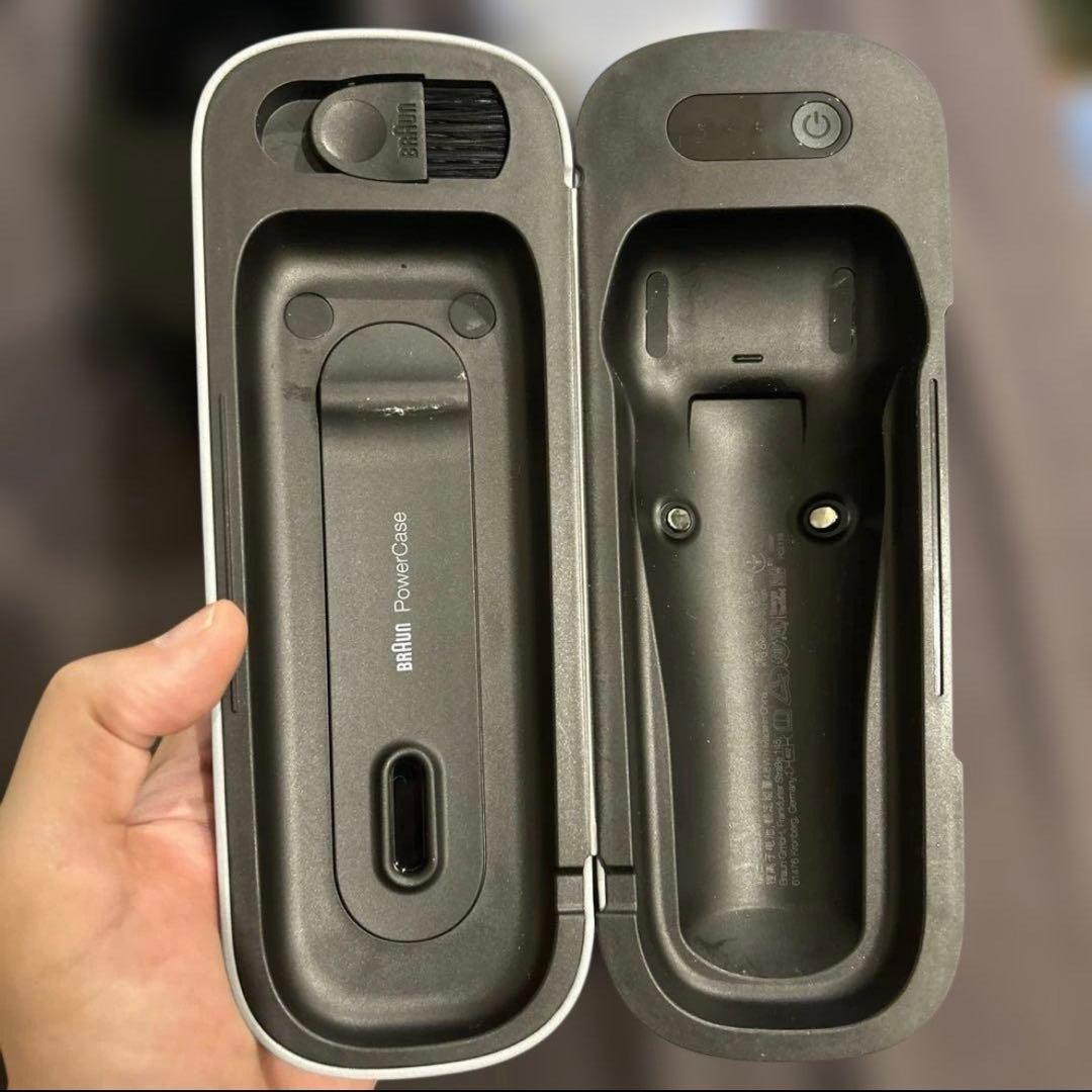 BRAUN Series9 9487CC-V 自動洗浄機・洗浄剤+充電ケース付