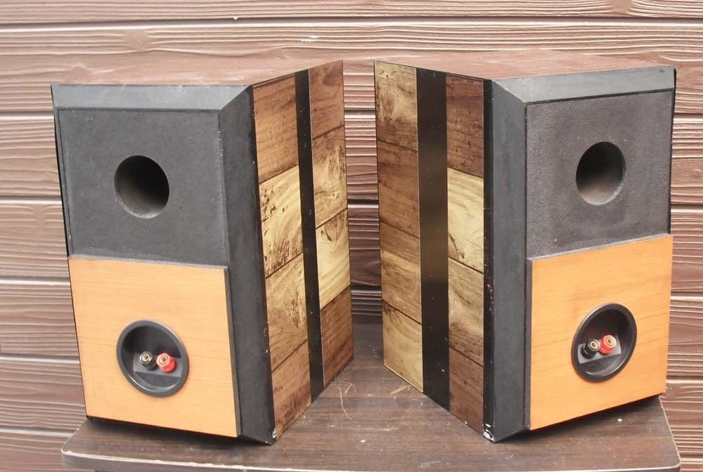 改造スピーカー ダブル ウーファ バナナプラグ対応