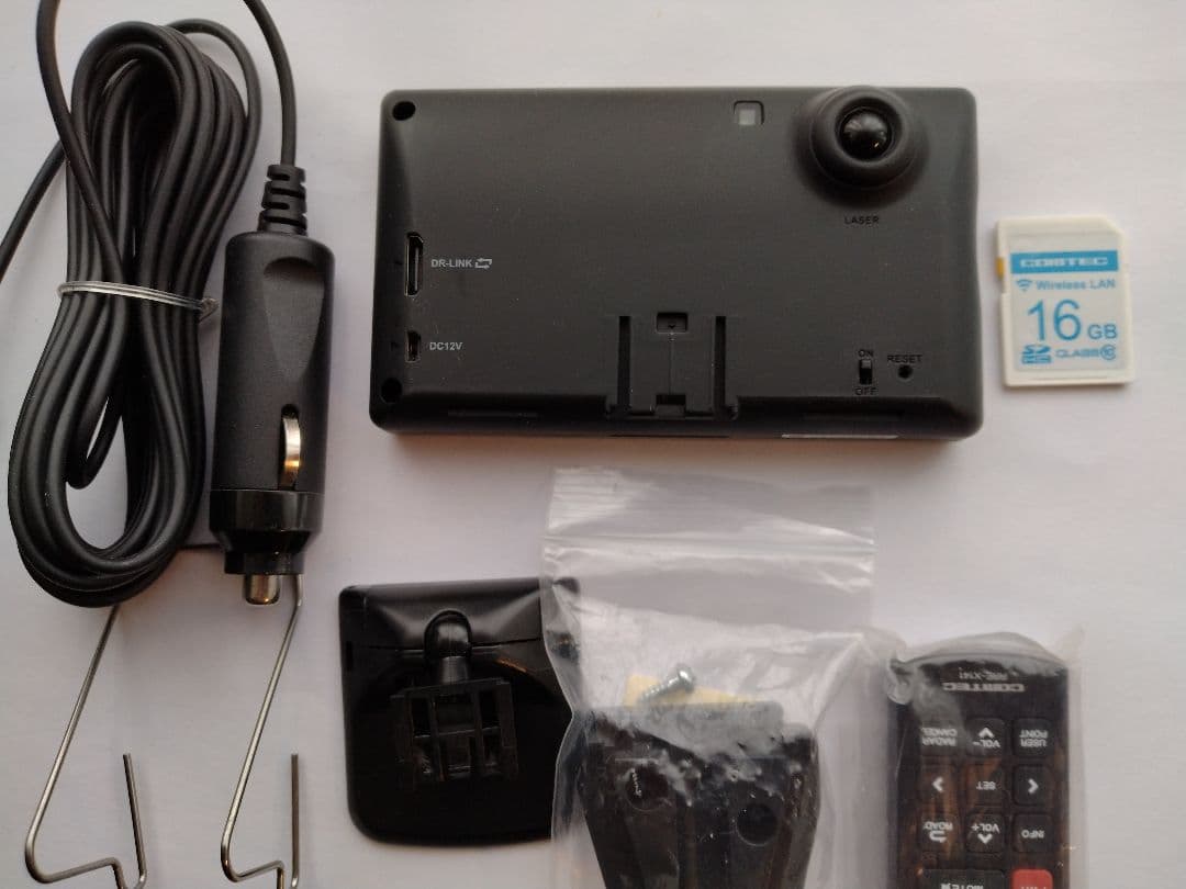 ZERO 807LV レーダー探知機本体 GPS搭載 リコール対策修理済み