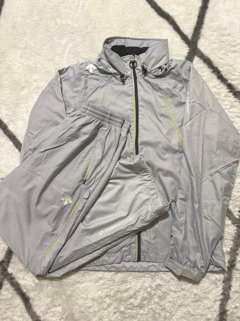 防寒裏地つき　ウインドブレーカー DESCENTE セットアップ　ジャージ　上下