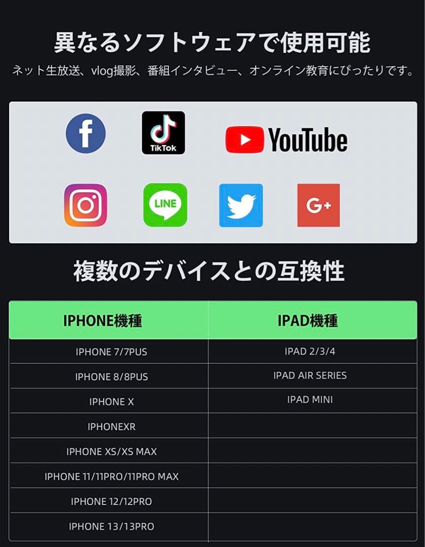 Alvoxcon ワイヤレスピンマイク2022新製品 新品未使用 プレゼント