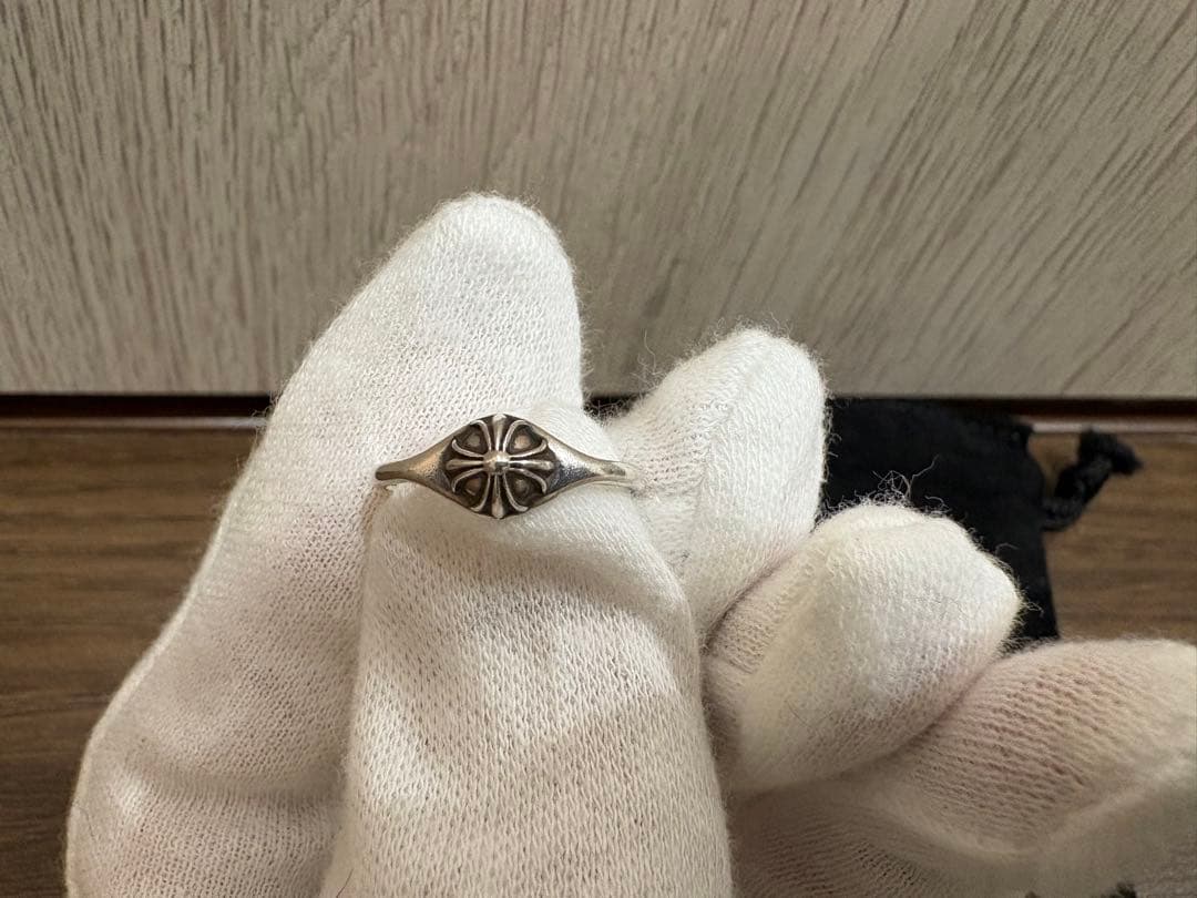 クロムハーツ バブルガム クロスボールリング シルバー 9号サイズ