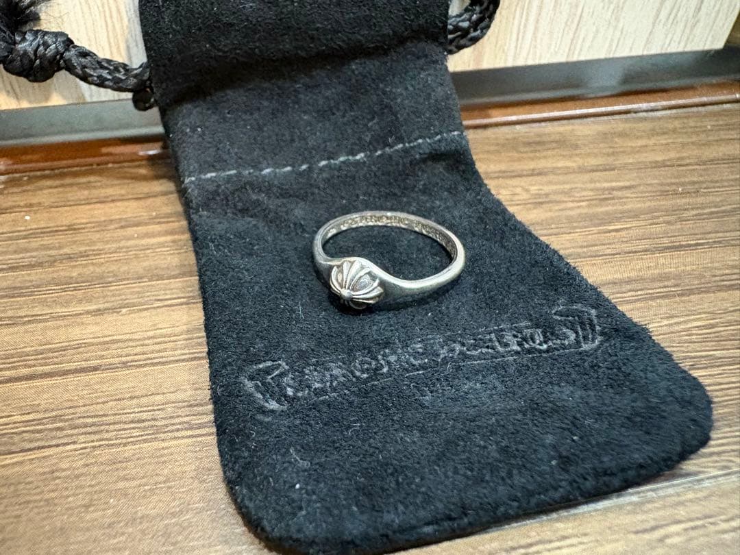 クロムハーツ バブルガム クロスボールリング シルバー 9号サイズ