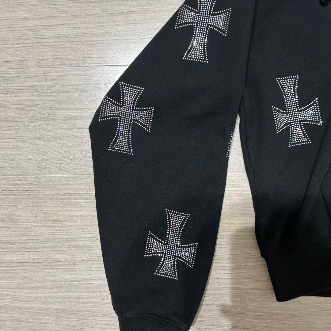 UNKNOWN ブラック フルジップパーカー (新品)