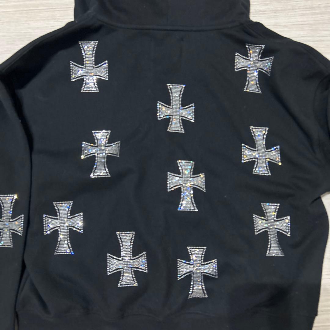 UNKNOWN ブラック フルジップパーカー (新品)