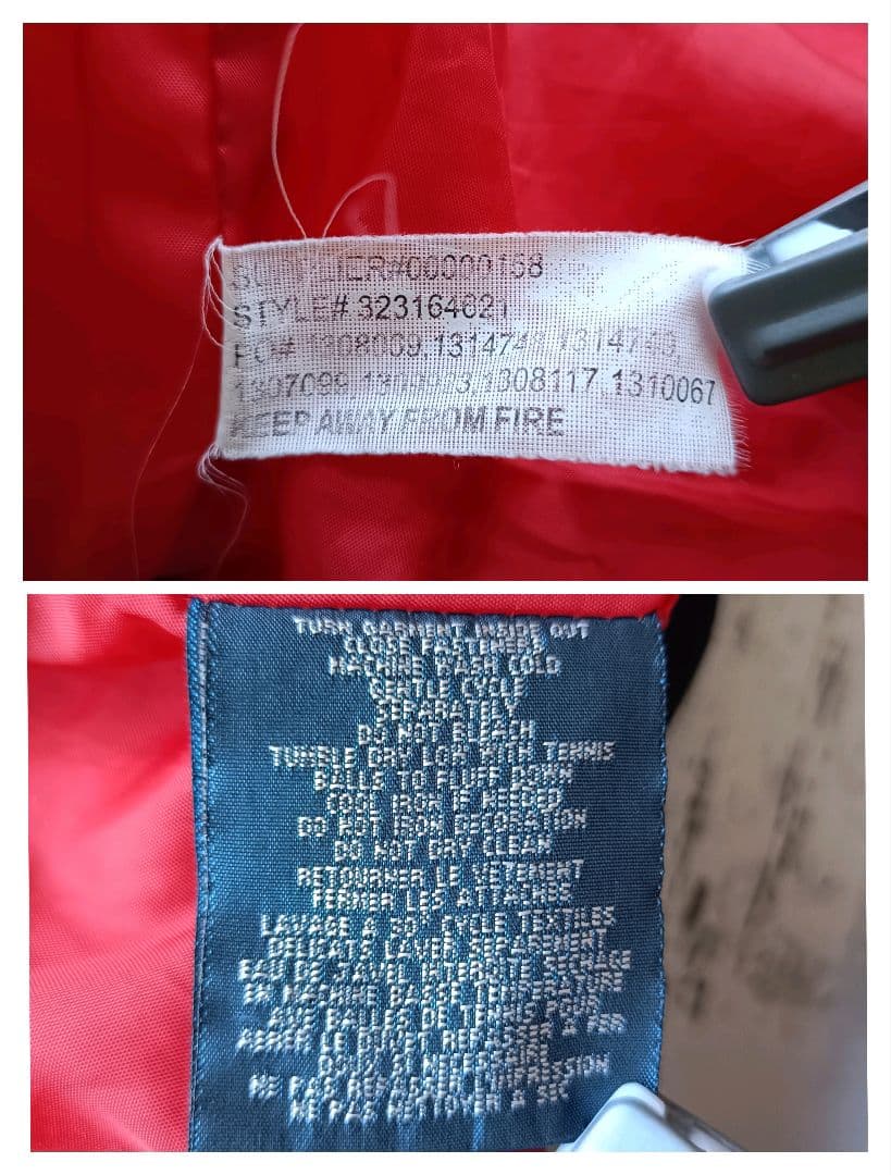 人気モデル XL ビッグポニー刺繍 ラルフローレン ダウンジャケット 黒x赤