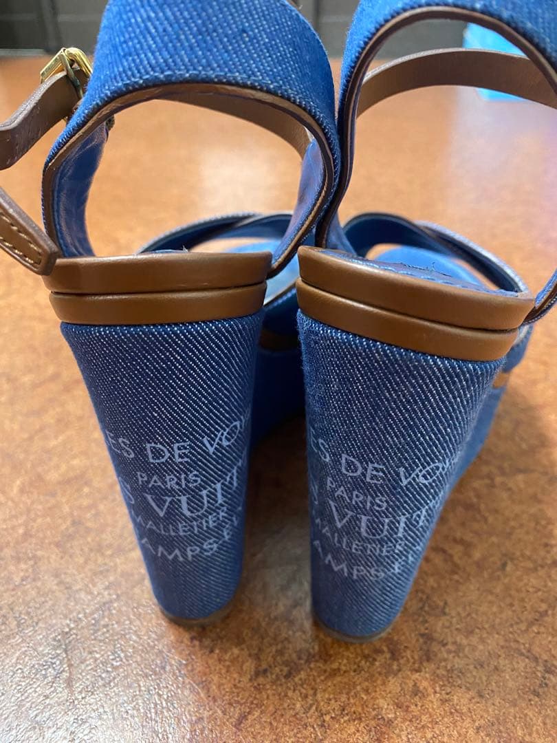 Anne　ルィヴィトン　サンダル　デニム35.5