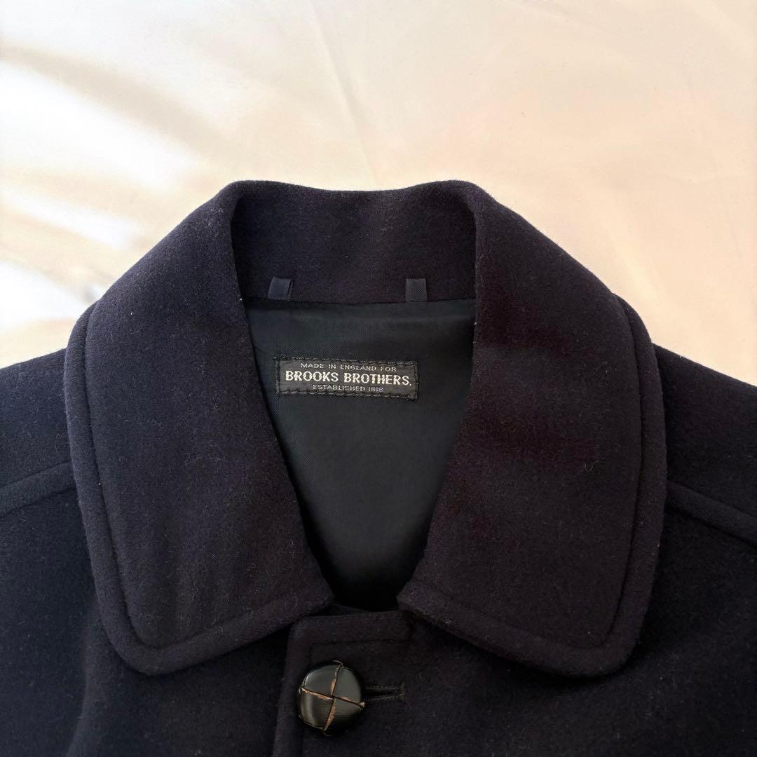 brooks brothers コート 英国製 ネイビー ブルックスブラザーズ