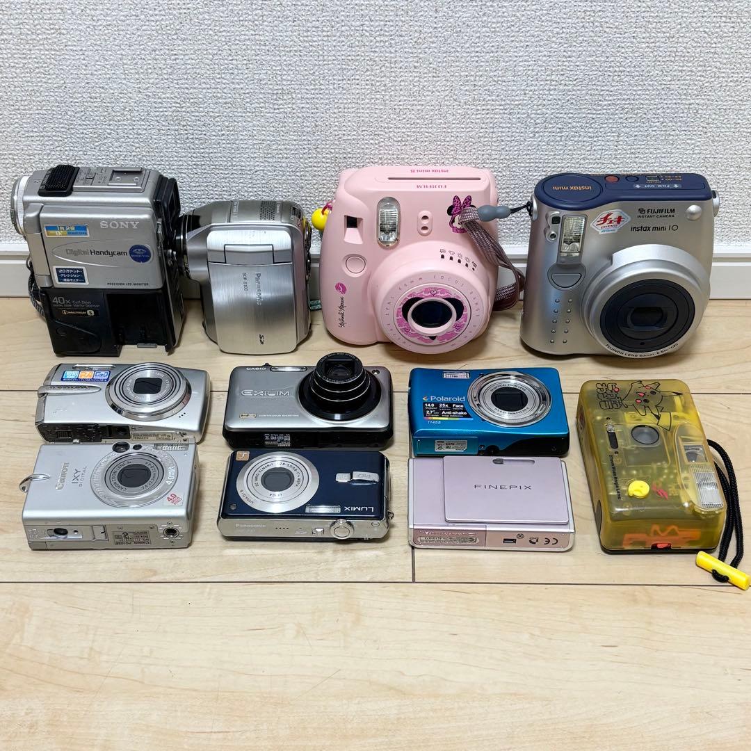 デジタルカメラ ビデオカメラ チェキ フィルムカメラ 11台まとめ ジャンク