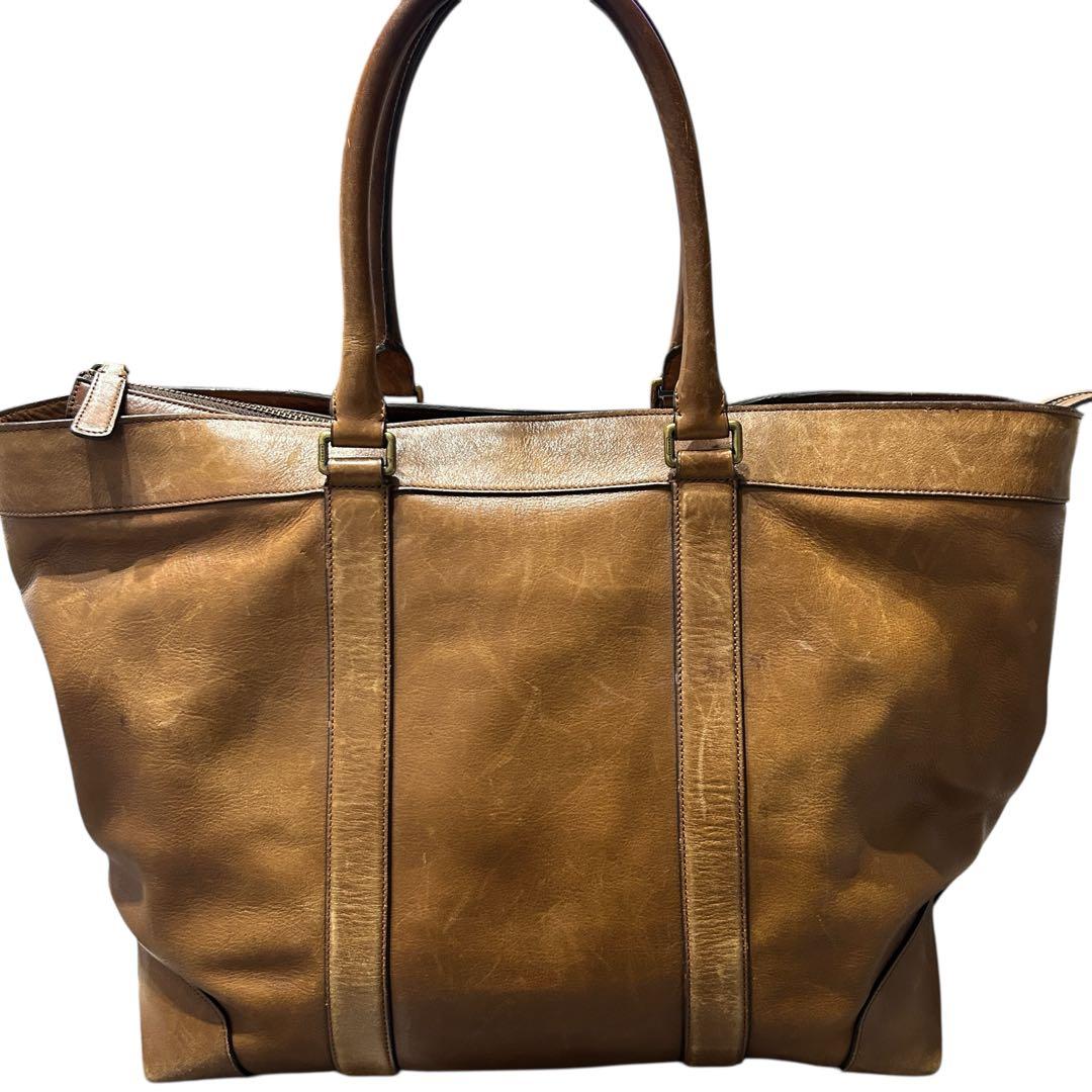 コーチ COACH ブラウン トートバッグ トラベルバッグ ヴィンテージ 茶