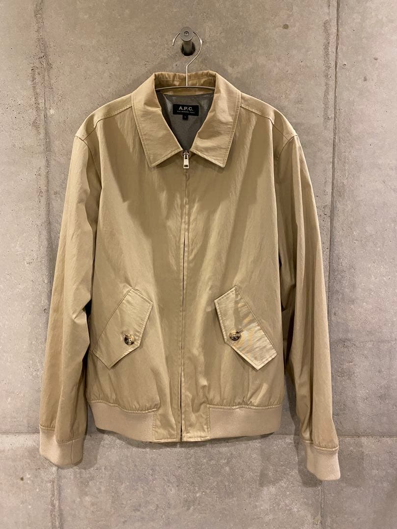 A.P.C. アーペーセー　ハリントンジャケット　ベージュ　Lサイズ