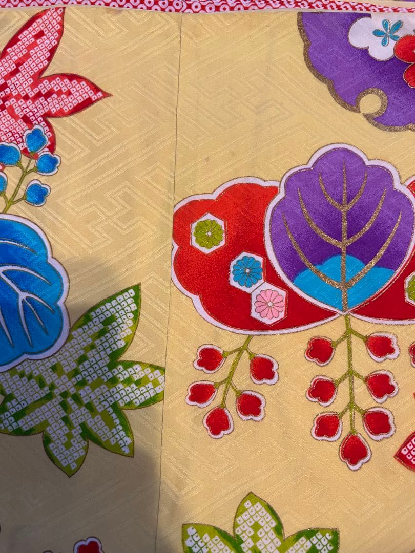 M*マ様 七五三　七歳用着物 セット　黄色