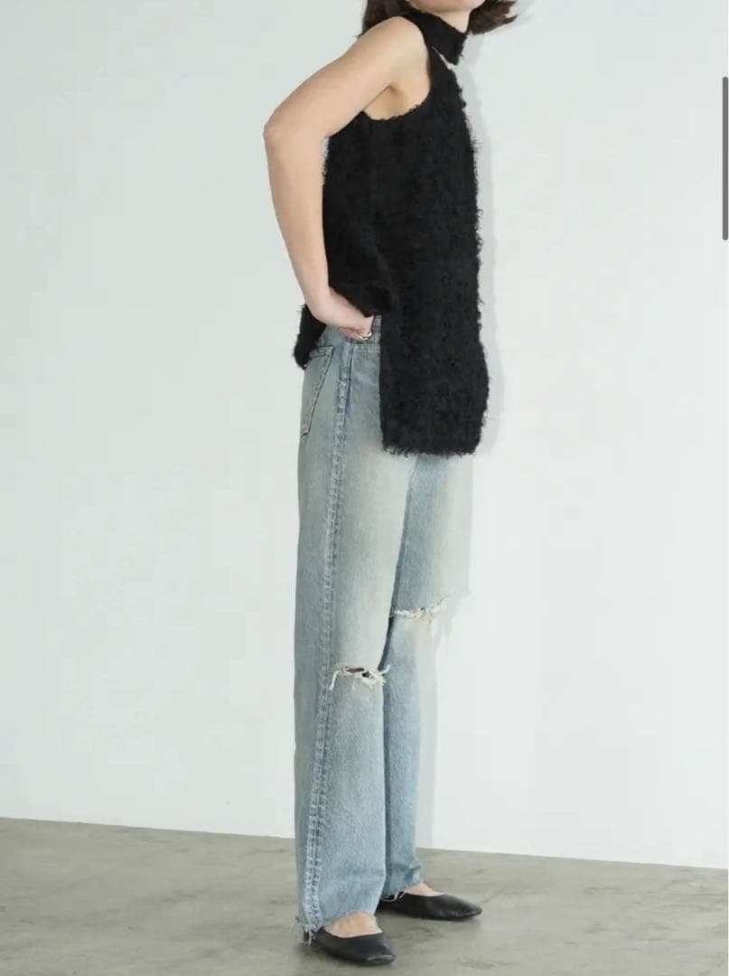 CLANE クラネ クラッシュデニムパンツ CRASH DENIMPANTS 1