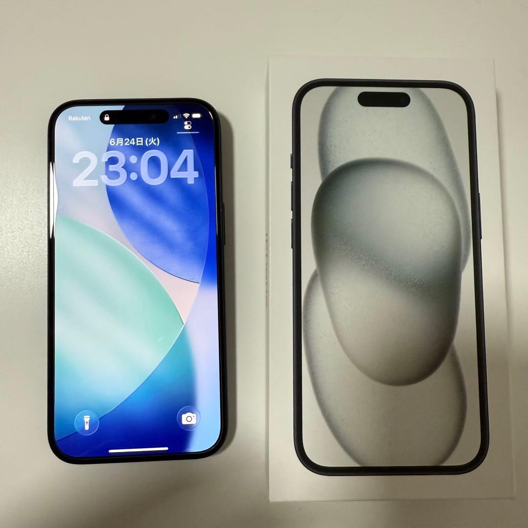 Apple iPhone 15 ブラック 本体 128GB 黒
