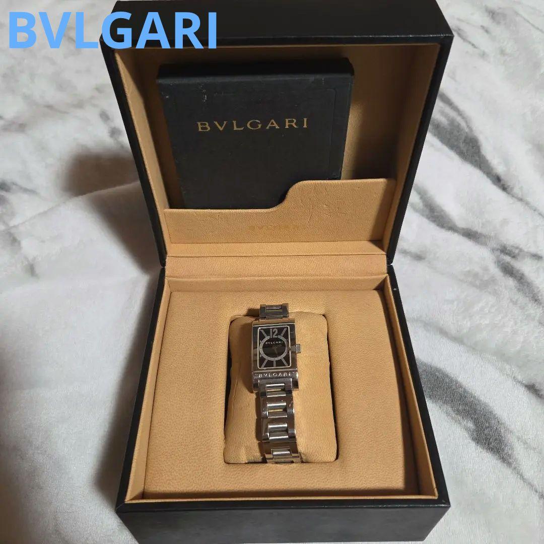 値下げ　BVLGARI レッタンゴロ　シルバー 時計付属品 箱付き