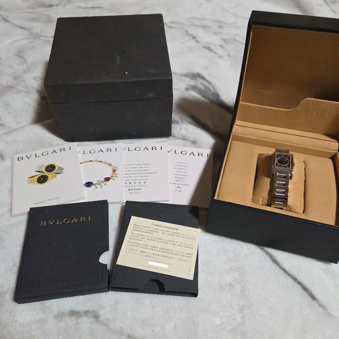 値下げ　BVLGARI レッタンゴロ　シルバー 時計付属品 箱付き