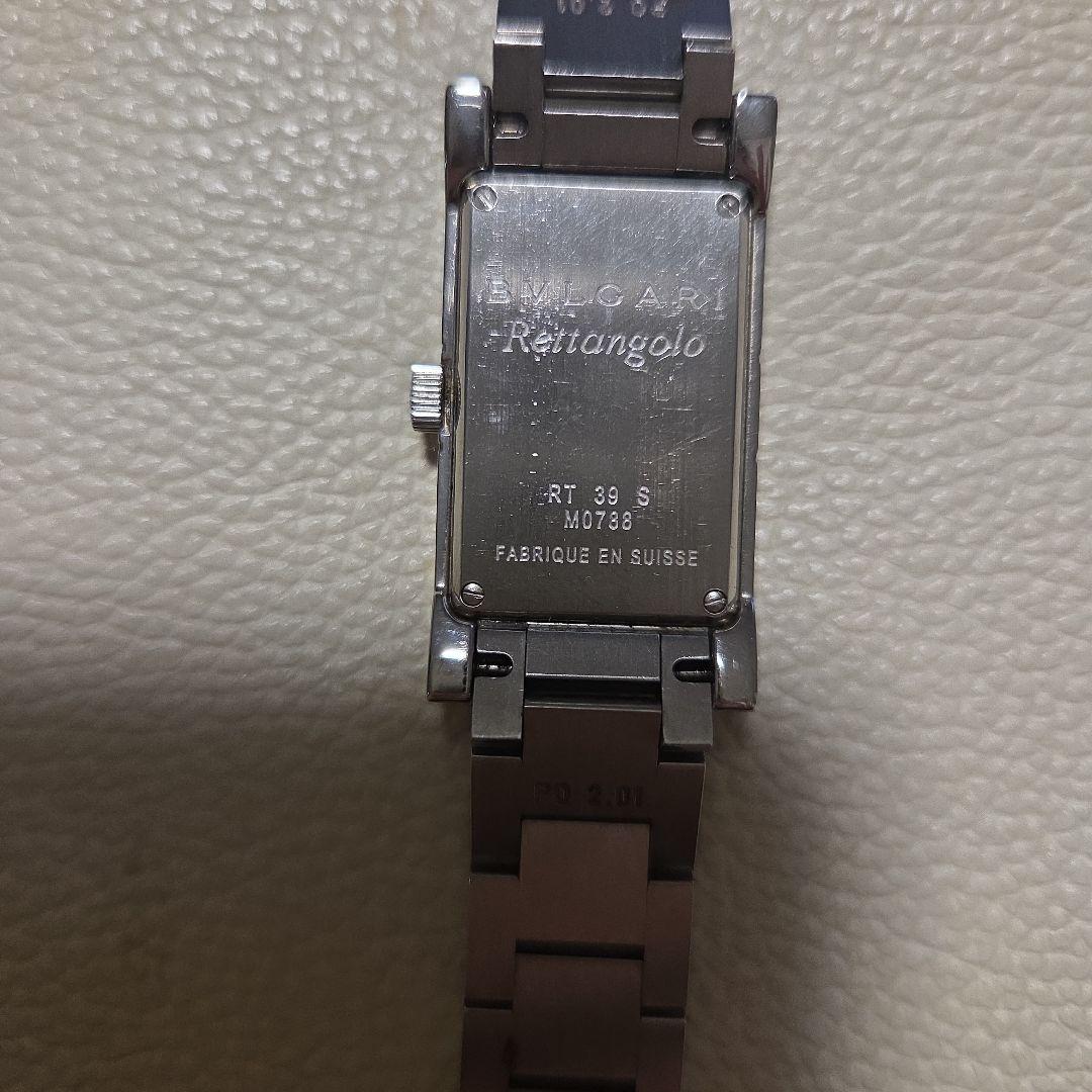 値下げ　BVLGARI レッタンゴロ　シルバー 時計付属品 箱付き