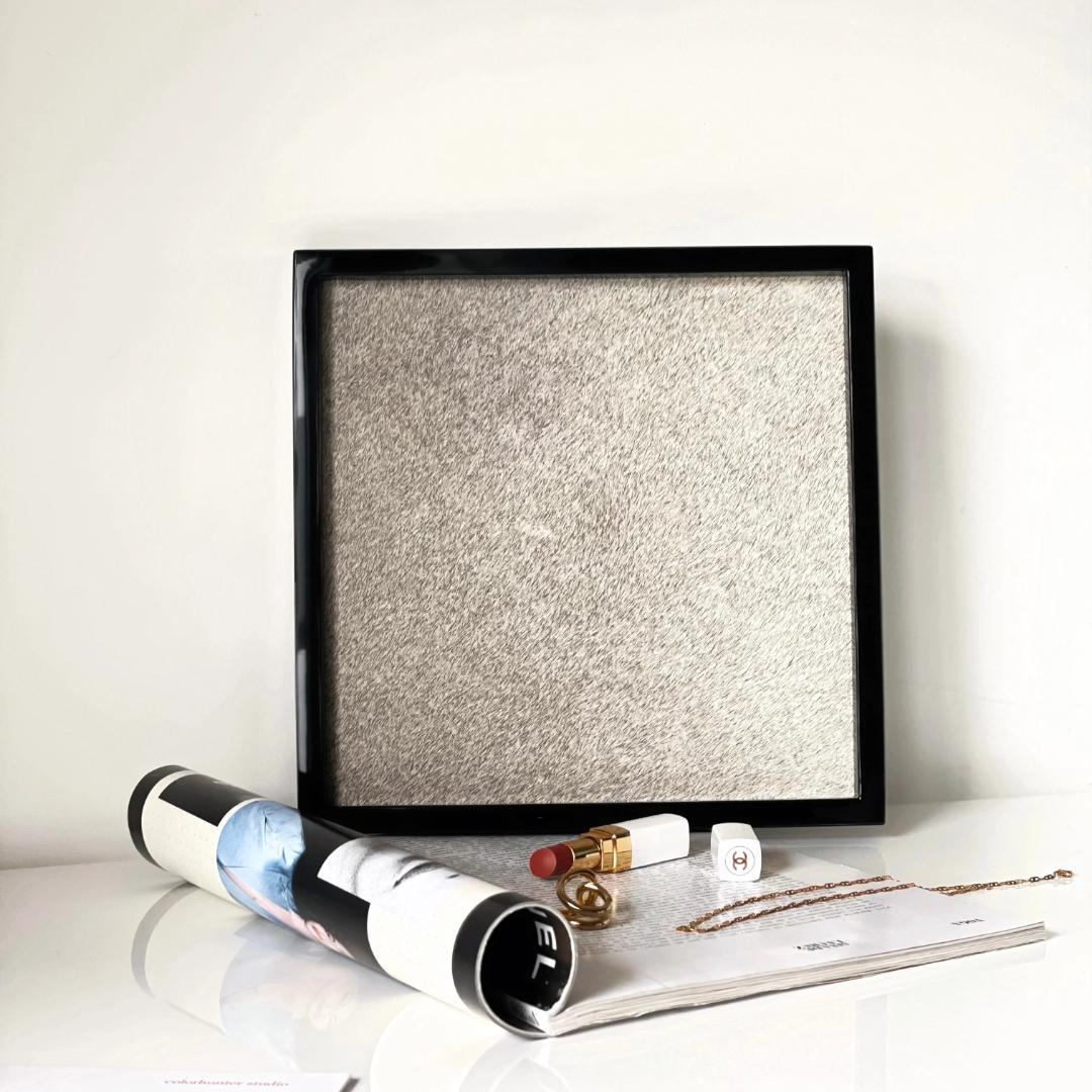 ★新品【海外限定】【再販なし】インテリアトレイ ブラック ホーストレイ スクエア