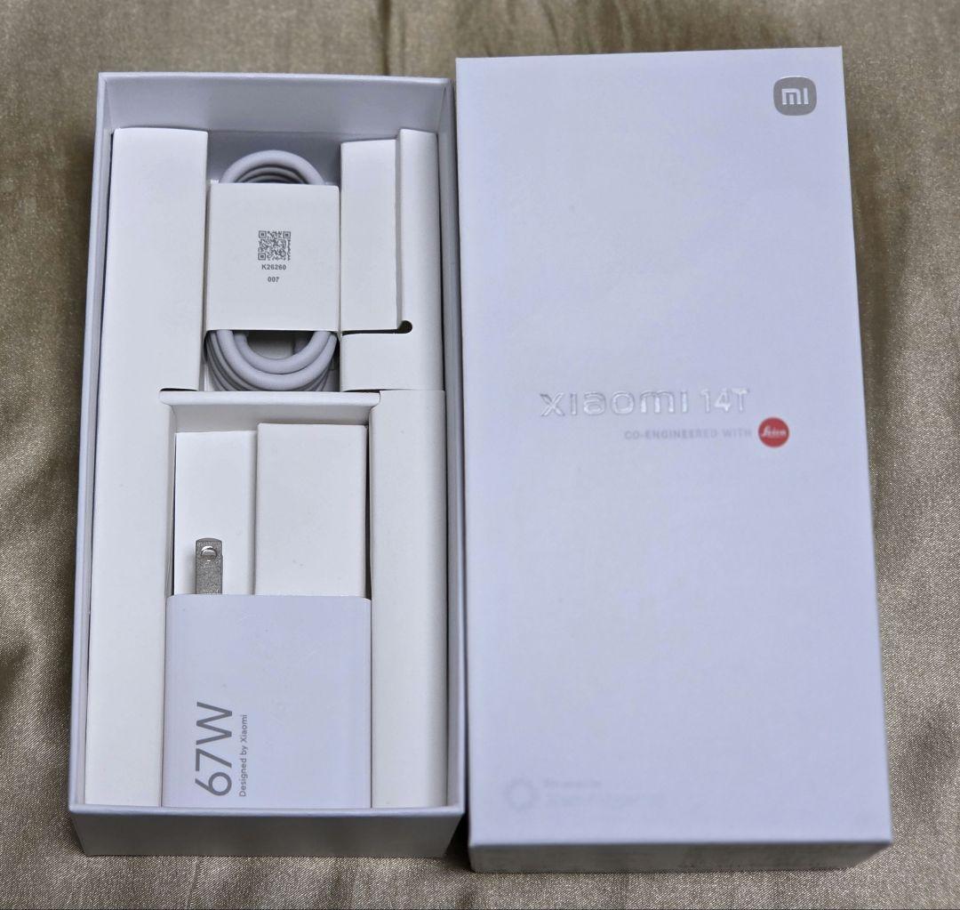 スマートフォン本体 UQ Xiaomi 14T XG07 12GB RAM 256GB