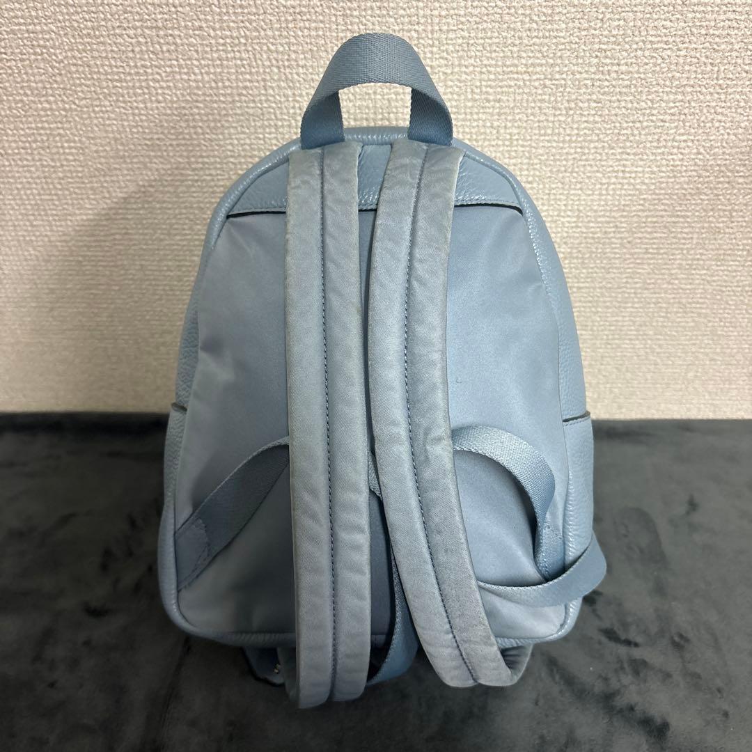 COACH ミニリュック　水色