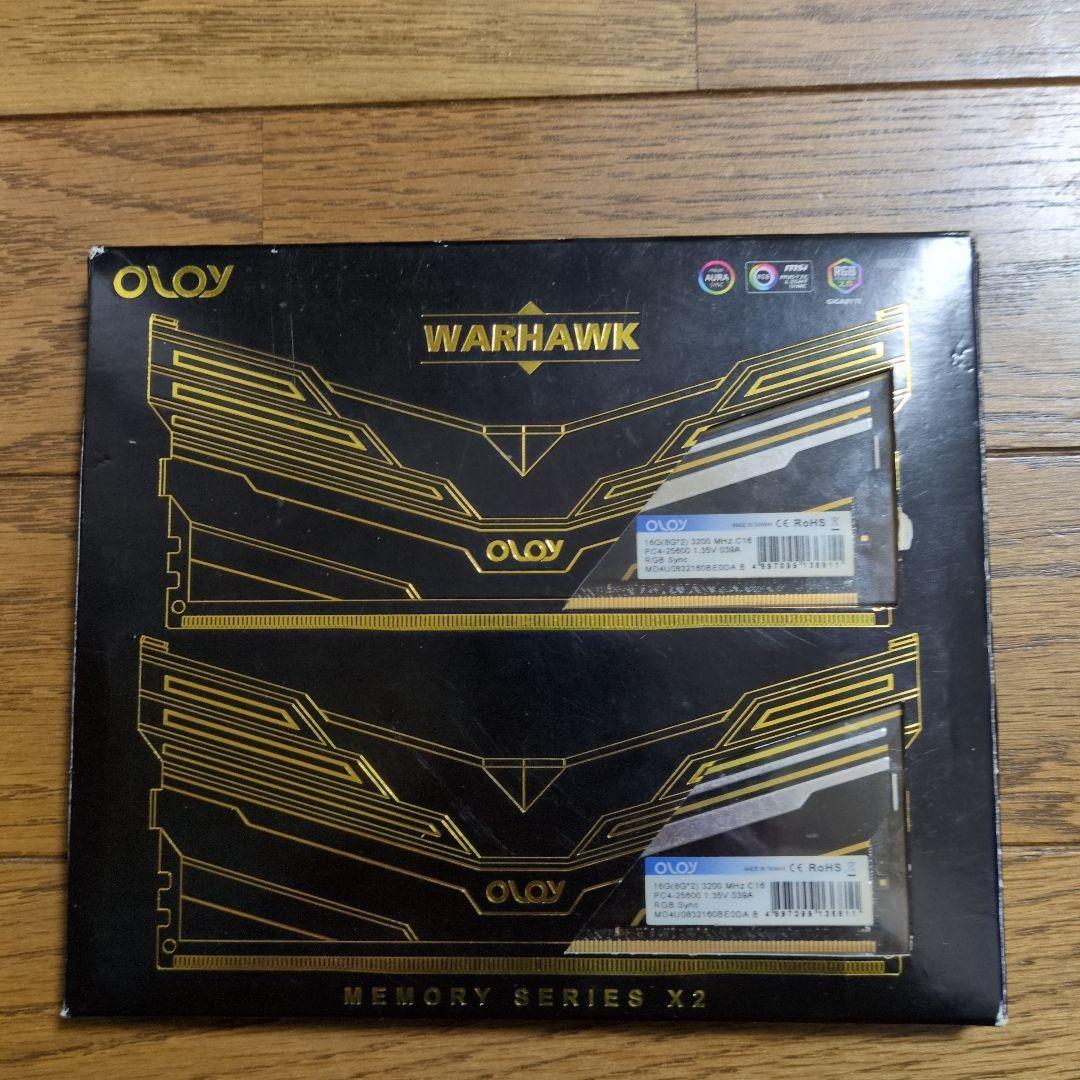OLOy DDR4-3200 32GB (8GB×4) warhawk rgb