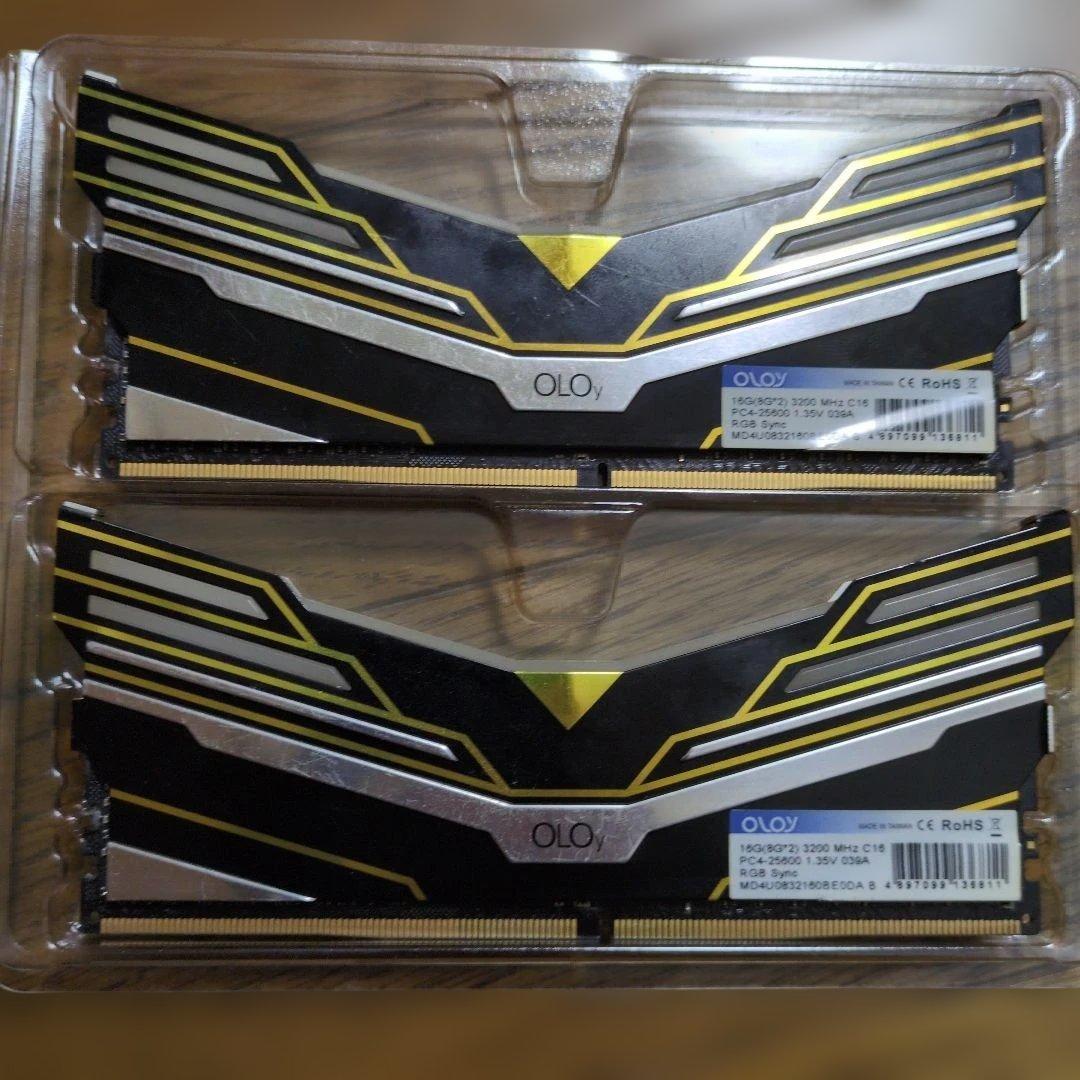 OLOy DDR4-3200 32GB (8GB×4) warhawk rgb