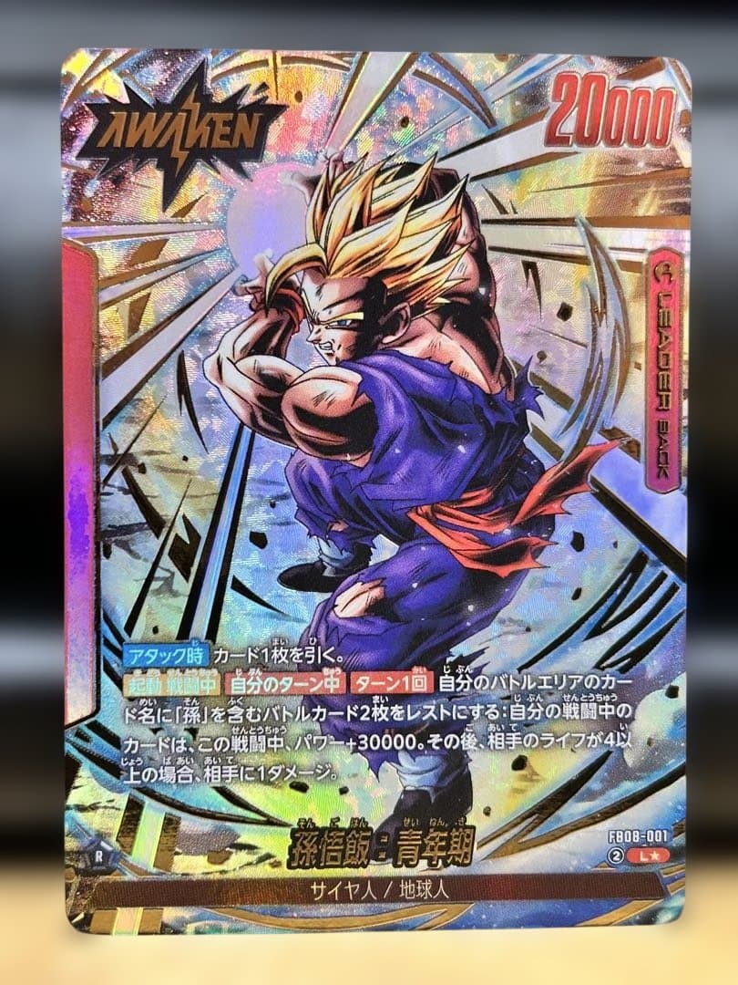 ドラゴンボール　誇り高き戦闘民族FB08 孫悟飯L☆SR☆