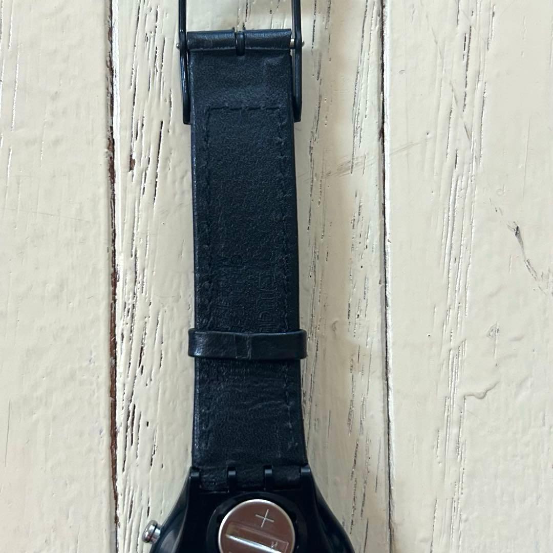 「激レア」 SWATCH レザーベルト 1995年 美品 スイス製 防水